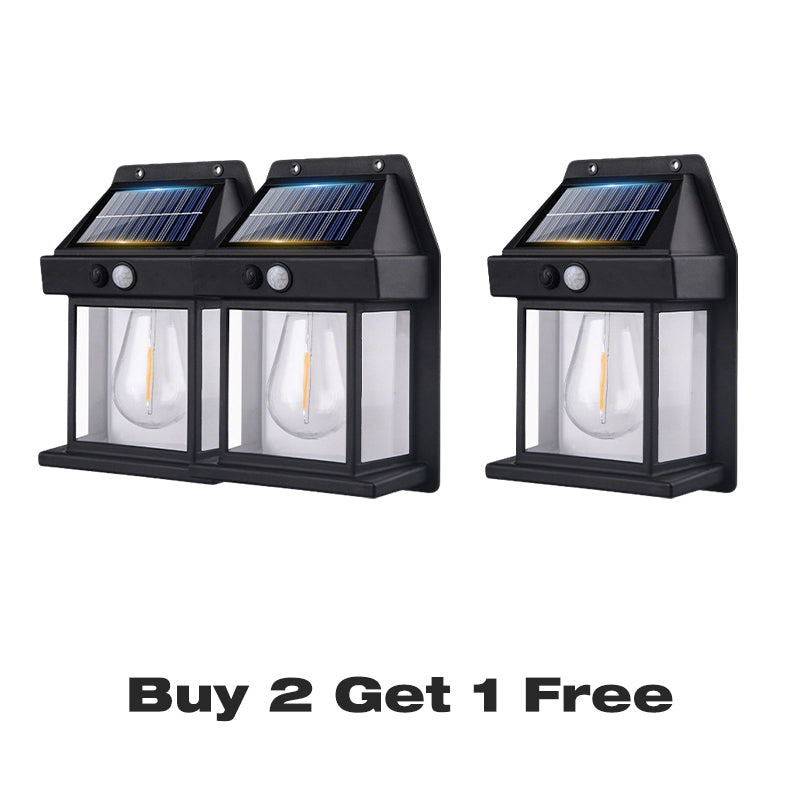 ๐ 50% OFF! ๐ก SOLAR WALL LIGHT - Motion Sensor & Weatherproof, Automatic Dusk to Dawn Operation, Easy Installation for Garden and Pathway ๐๐