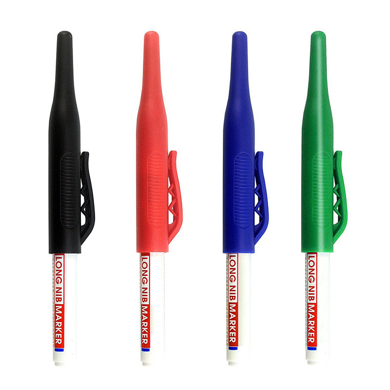 💖2025 Hot Sale💖 Long-Tip Marker Pen 🖍️Oil-Based&Quick-Dry
