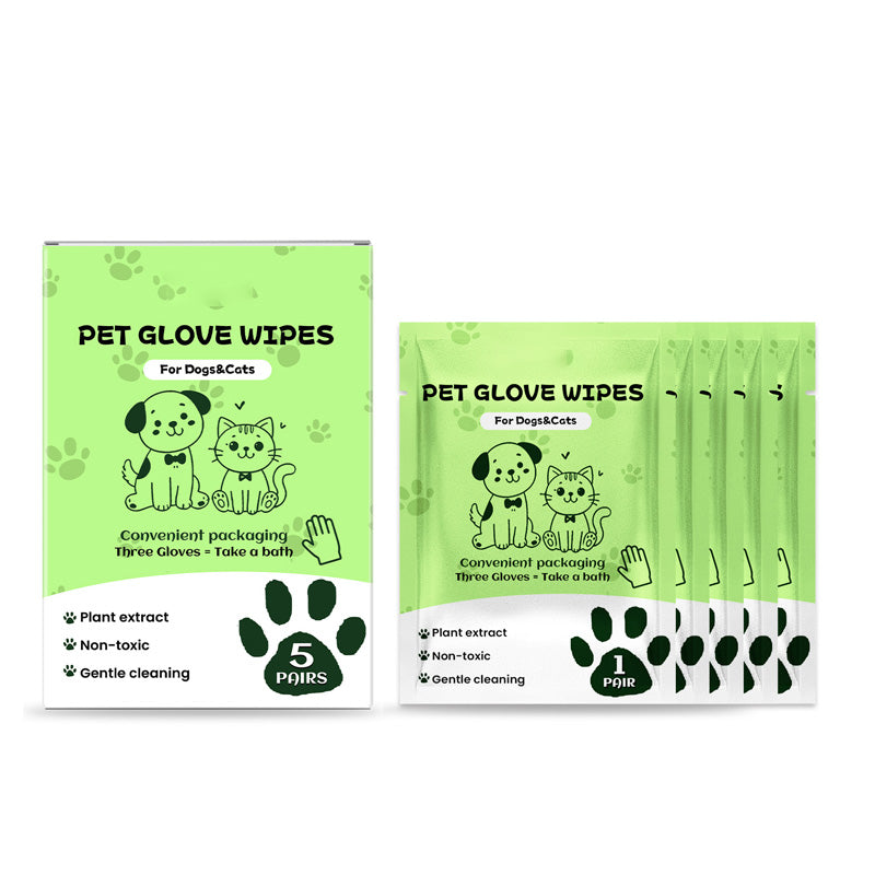 🎉 Last Day Promotion-49% OFF 🫧Gentle Pet Cleaning No-Rinse Gloves