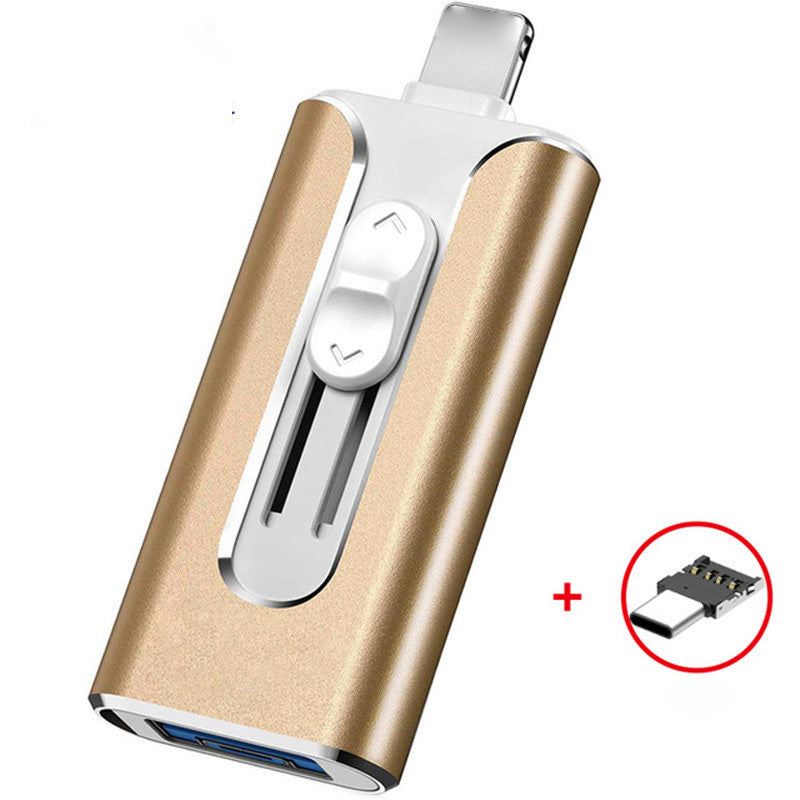 64GB~1TB Micro USB + MFi Certified + 8 Pin + USB 3.0 ⚡4 in1 Flash Drive for Android/PC⚡