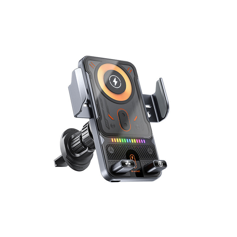 🔥HOT SALE 57% OFF🎁⚡Over 50,000 sold! 📱Smart 2-in-1 Car Rotating Mobile Phone Holder & Wireless Charger⚡