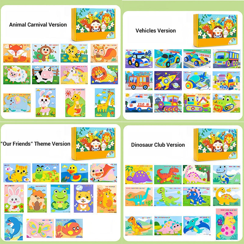 🔥HOT SALE 50% OFF-Children’s DIY 3D EVA Sticker Craft