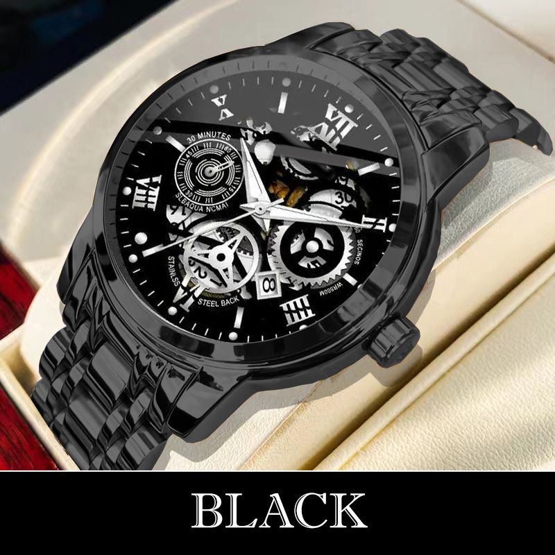 ⌚Time-Limited 50% OFF NOW! 🔥Men's Waterproof Roman Skeleton Automatic Mechanical Watch