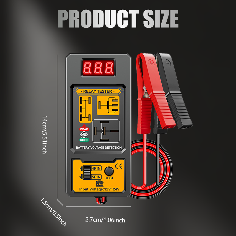 🥳2026 HOT SALE🥳💞50K+ SOLD!🛡️🔦 Your Electrical Safety Guardian. LED Indicator Tester for Safe, Accurate Checks. 🚗🧰