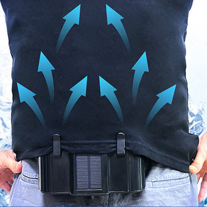 🔥Hot sale🔥Solar-Powered Waist Fan