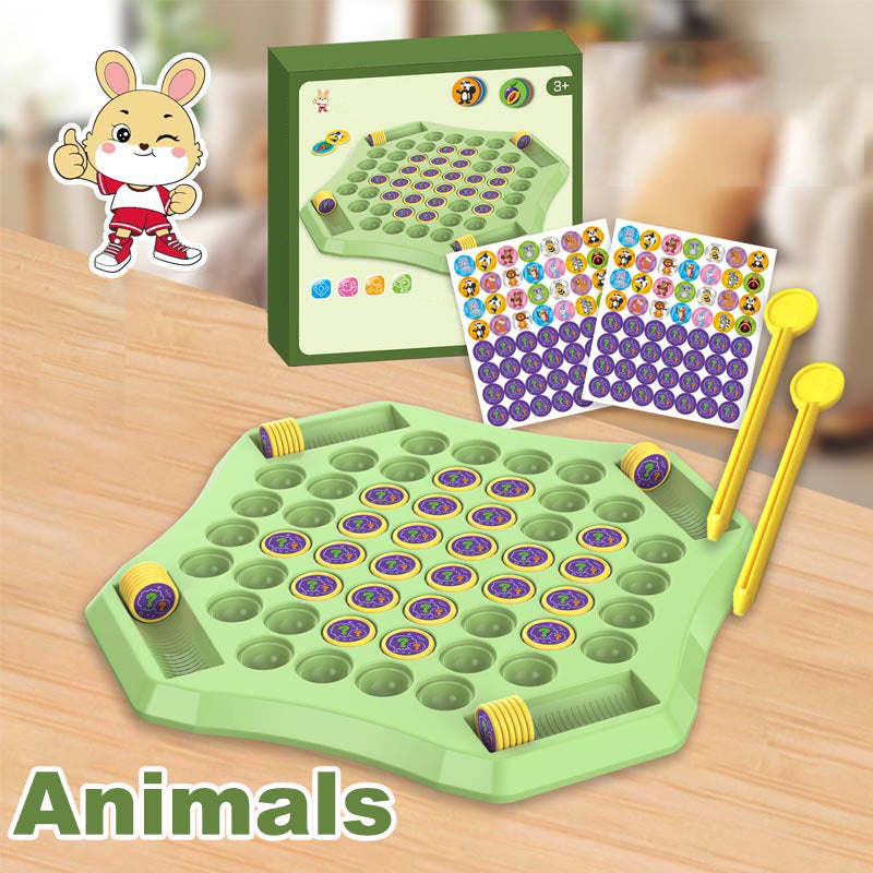 🎁Kids' 2-Player Animal Flip Chess