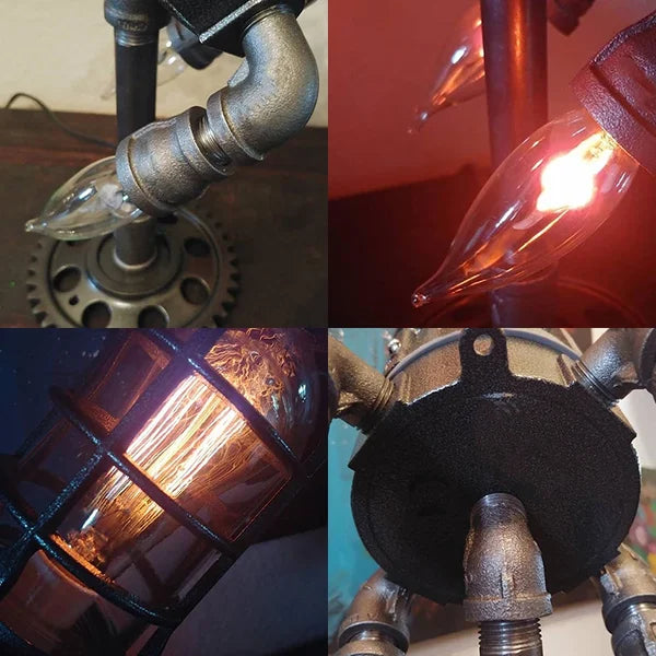 🎉 LAST DAY 51% OFF ! ! Steampunk Rocket Lamp