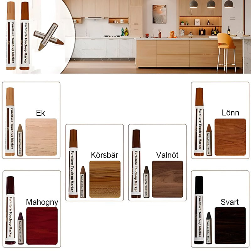 Wood Restoration Kit - Choose from 6/8 Colours