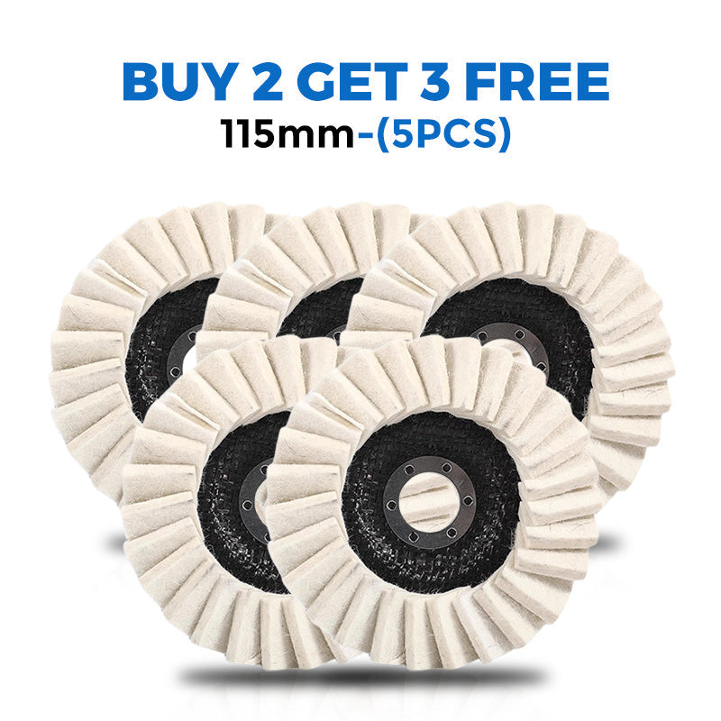 ⚙️ BUY 1 GET 1 FREE! 🔥 Wool Felt Flap Polishing Disc – High-Performance, Fine Polishing & Long-Lasting Use ✨