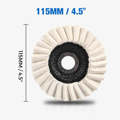 ⚙️ BUY 1 GET 1 FREE! 🔥 Wool Felt Flap Polishing Disc – High-Performance, Fine Polishing & Long-Lasting Use ✨