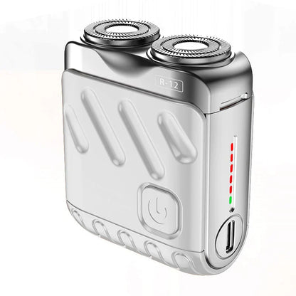 🔥🎉 Winter Hot Sale: 59% OFF! 🎁Portable Rotary Dual Ring Electric Shaver🚀