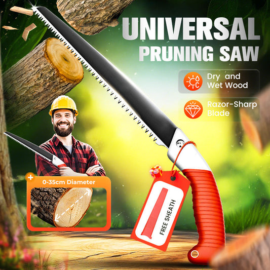 ⏳Limited-time 50% off⏰Lightweight And Sharp Universal Pruning Saw With Sheath🪵🪚