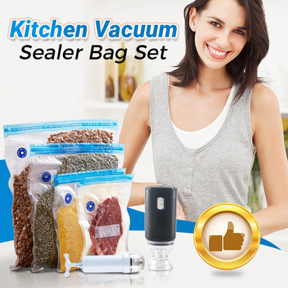 🔥2025 Big Sale 50% OFF🔥Kitchen Vacuum Sealer Bag Set