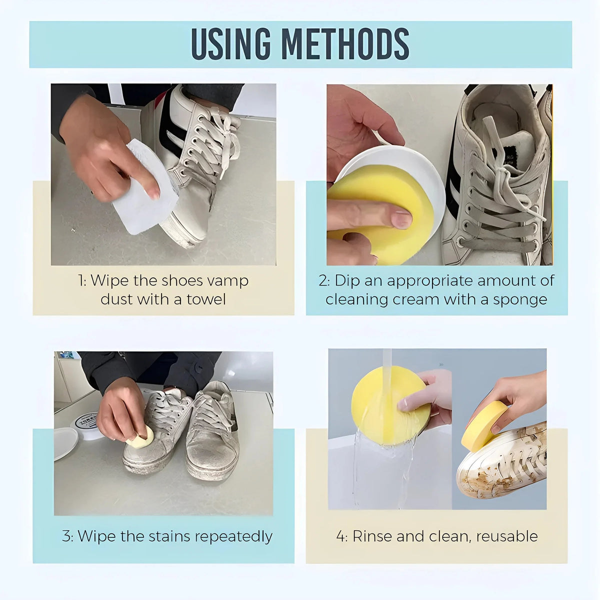 🎉Buy More Save More💥 🎁White Shoe Cleaning Cream