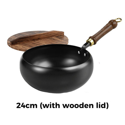 ⏳Time-limited Special⌛Uncoated Thick Iron Pot