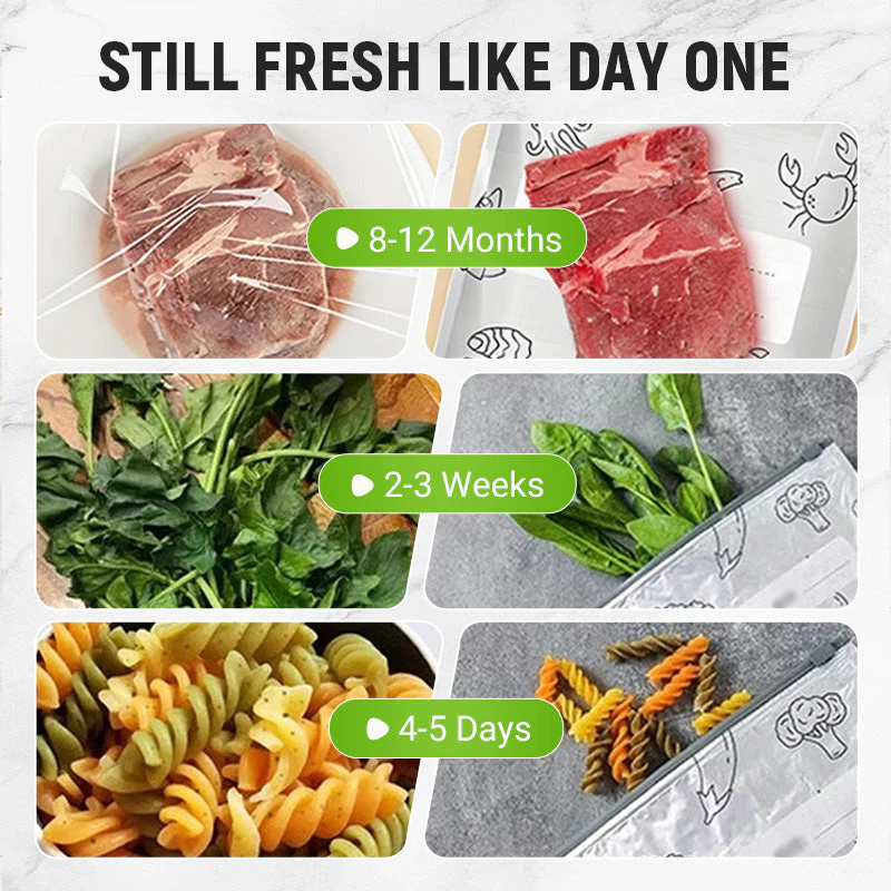 🔥Limited Sale: Buy 2 get 1 free!🍗 🥦Reusable Aluminum Foil Sealable Storage Bags