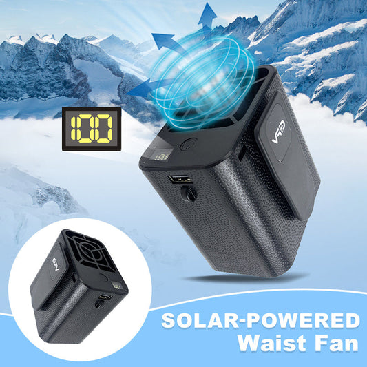 🔥Hot sale🔥Solar-Powered Waist Fan