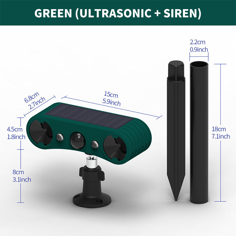 🔥Last Day Promotion🔥Solar Motion Sensor Outdoor Animal for Repelling