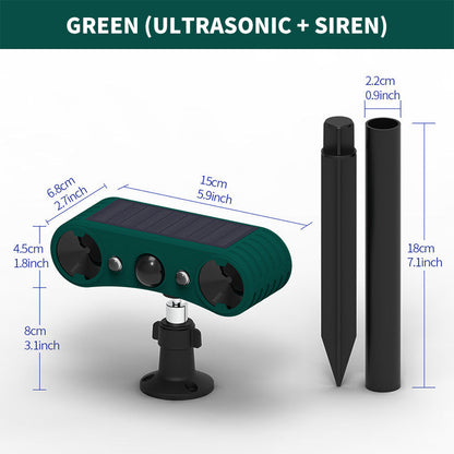 🔥Last Day Promotion🔥Solar Motion Sensor Outdoor Animal for Repelling