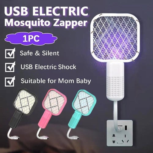 ✨2026 NEW🔥USB Mini Mosquito Swatter💥Portable Fly Killer, Insect Killer for Pest Control, Mosquito Bat for Indoor and Outdoor