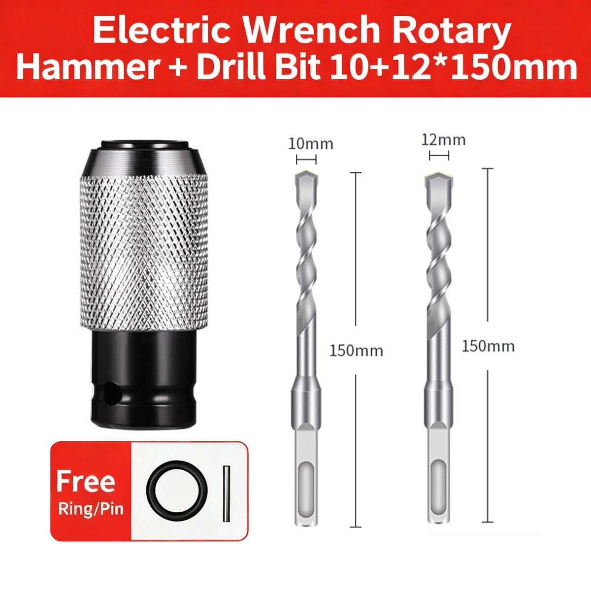 🔧 50% OFF NOW! ⚙️ Electric Wrench Drill Bit Adapter – Quick Change, Universal Fit & Durable for Professional and DIY Use 🔨📦