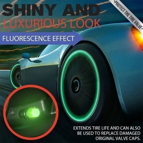 Luminous Night Rider Valve Covers(Tire valve cap)