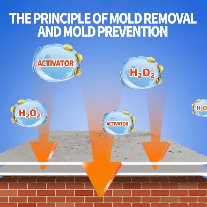 🔥2025 Hot Sale🔥Highly Effective Mould Removal Spray - Prevents Mould Regrowth