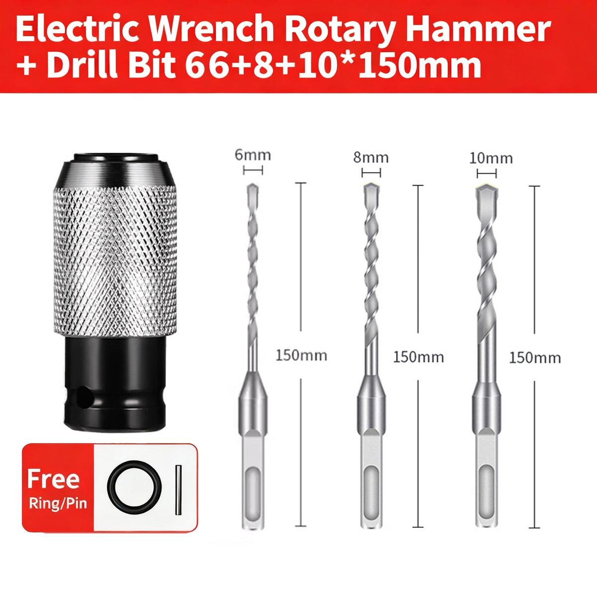 🔧 50% OFF NOW! ⚙️ Electric Wrench Drill Bit Adapter – Quick Change, Universal Fit & Durable for Professional and DIY Use 🔨📦
