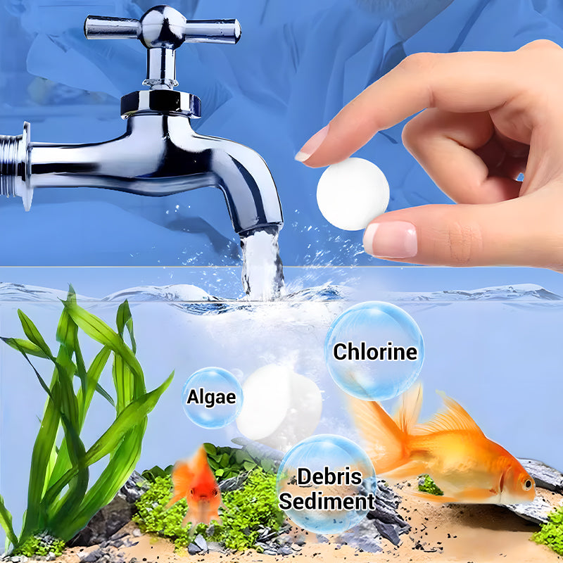 Buy 1 Get 1 Free⚡50K+ SOLD!🐠Powerful Aquarium Water Purification Tablet🌿