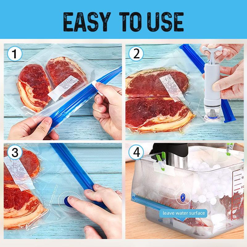 🔥2025 Big Sale 50% OFF🔥Kitchen Vacuum Sealer Bag Set