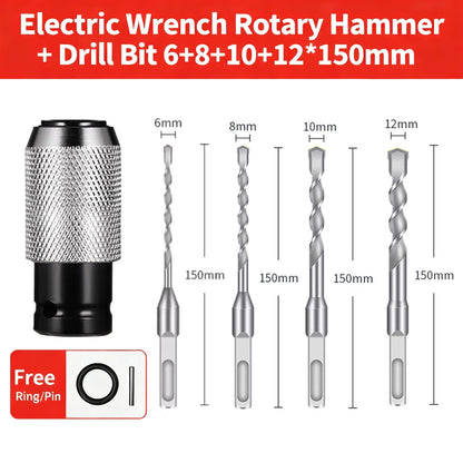 🔧 50% OFF NOW! ⚙️ Electric Wrench Drill Bit Adapter – Quick Change, Universal Fit & Durable for Professional and DIY Use 🔨📦