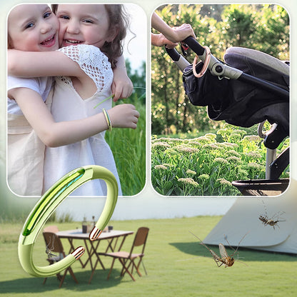💖2025 Hot Sale💖 Quick & Strong Plant-Derived Mosquito Repellent Silicone Bracelet