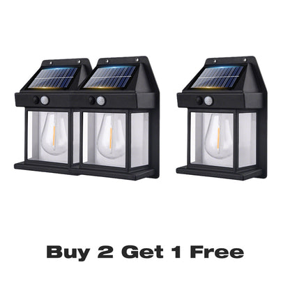 🎁 50% OFF! 💡 SOLAR WALL LIGHT - Motion Sensor & Weatherproof, Automatic Dusk to Dawn Operation, Easy Installation for Garden and Pathway 🌟🛒