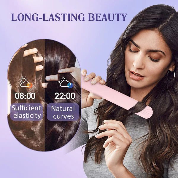 🔥Limited stock available 50% OFF🔥2-in-1 Mini Curling Wand & Flat Iron Hair Straightener