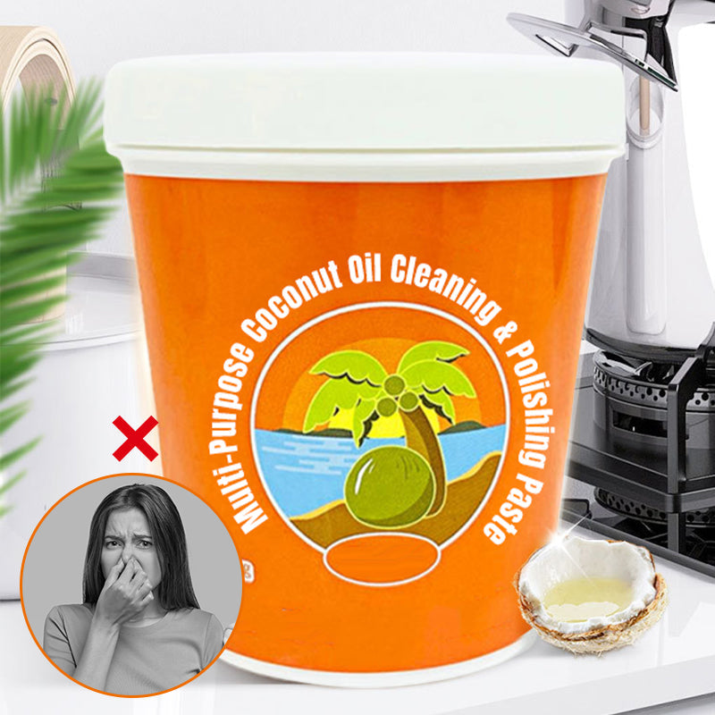 🔥New Hot Selling❤️‍🔥 Multi-Purpose Coconut Oil Cleaning & Polishing Paste