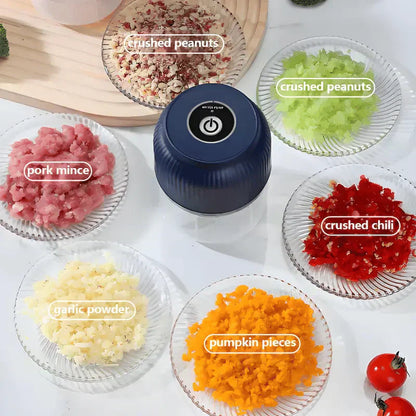 🧄 50% OFF! ⚡ Cordless Mini Electric Garlic Chopper – Powerful & Efficient, Easy to Clean & Perfect for the Kitchen 🔪