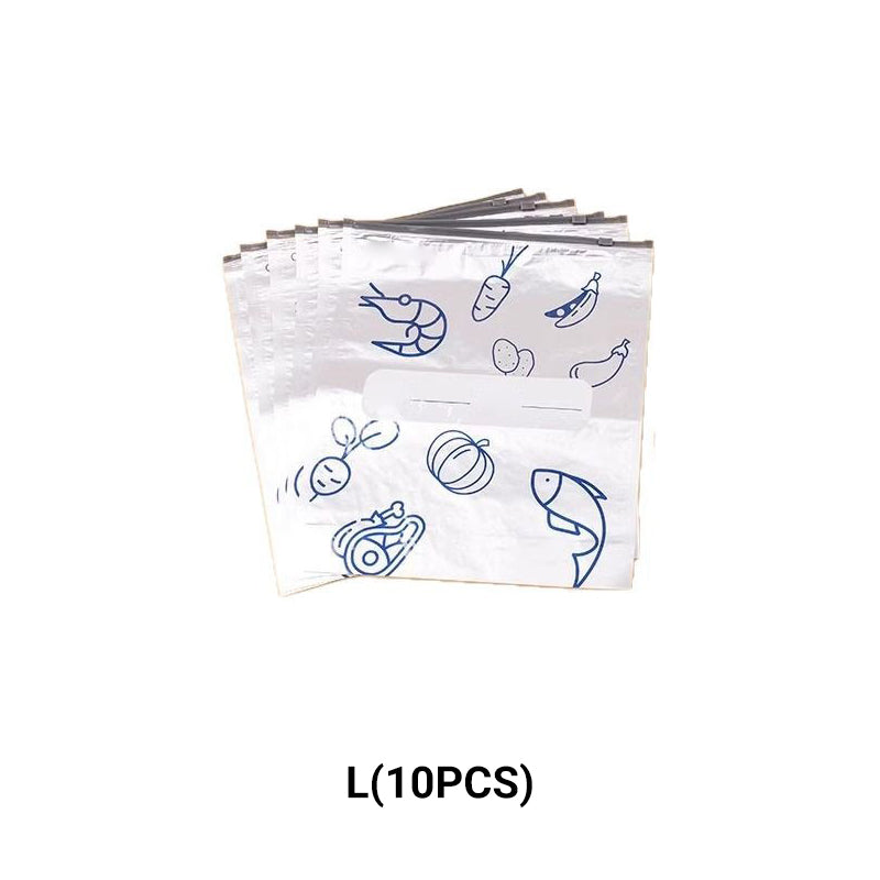 🔥Limited Sale: Buy 2 get 1 free!🍗 🥦Reusable Aluminum Foil Sealable Storage Bags