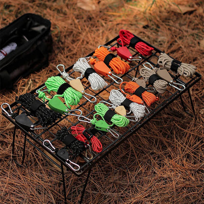 🔥Portable Adjustable Fix Camping Rope🌳