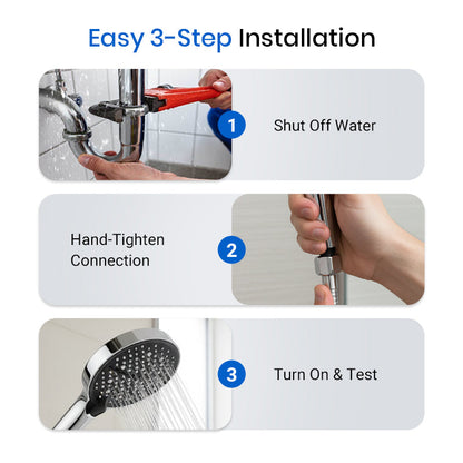 🚿 50% OFF NOW! ✨ High-Pressure Rainfall Shower Head - 360° Adjustable Angle, Easy-Clean Nozzles & Universal Fit for Refreshing Showers 💦📦