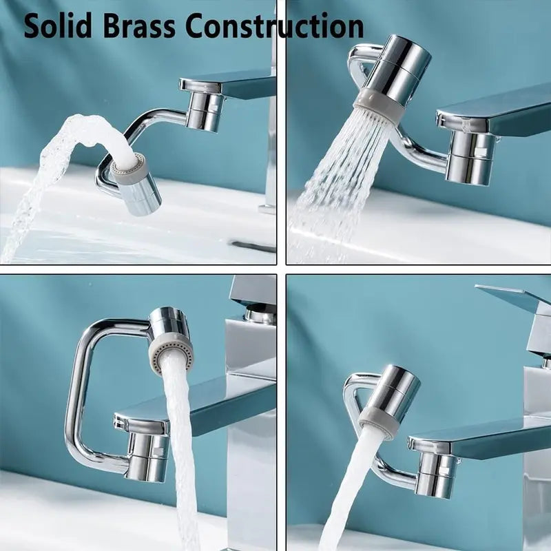 🔥HOT SALE 50% OFF🎁🚰 Upgrade Your Washing Routine✨ TTZZ 1440° Rotatable Faucet Aerator Extension - For Effortless, All-Angle Control!