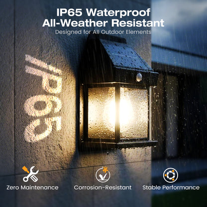 🎁 50% OFF! 💡 SOLAR WALL LIGHT - Motion Sensor & Weatherproof, Automatic Dusk to Dawn Operation, Easy Installation for Garden and Pathway 🌟🛒