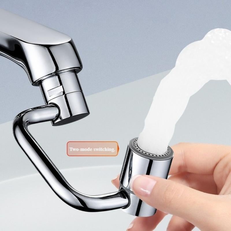 🔥HOT SALE 50% OFF🎁🚰 Upgrade Your Washing Routine✨ TTZZ 1440° Rotatable Faucet Aerator Extension - For Effortless, All-Angle Control!
