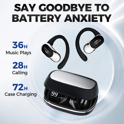 💕Waterproof Open Ear Earbuds with Noise Cancelling💕