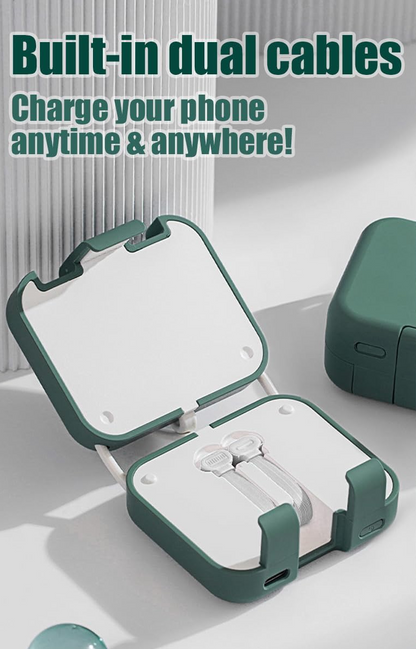 🔥2025 New products🌸 Portable Wireless Charging Treasure Mobile Phone Holder