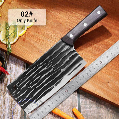 ✨ Forged Carbon Steel Chef's Knife — Sharp, Durable, Rust-Resistant and Versatile for Every Kitchen! ✨