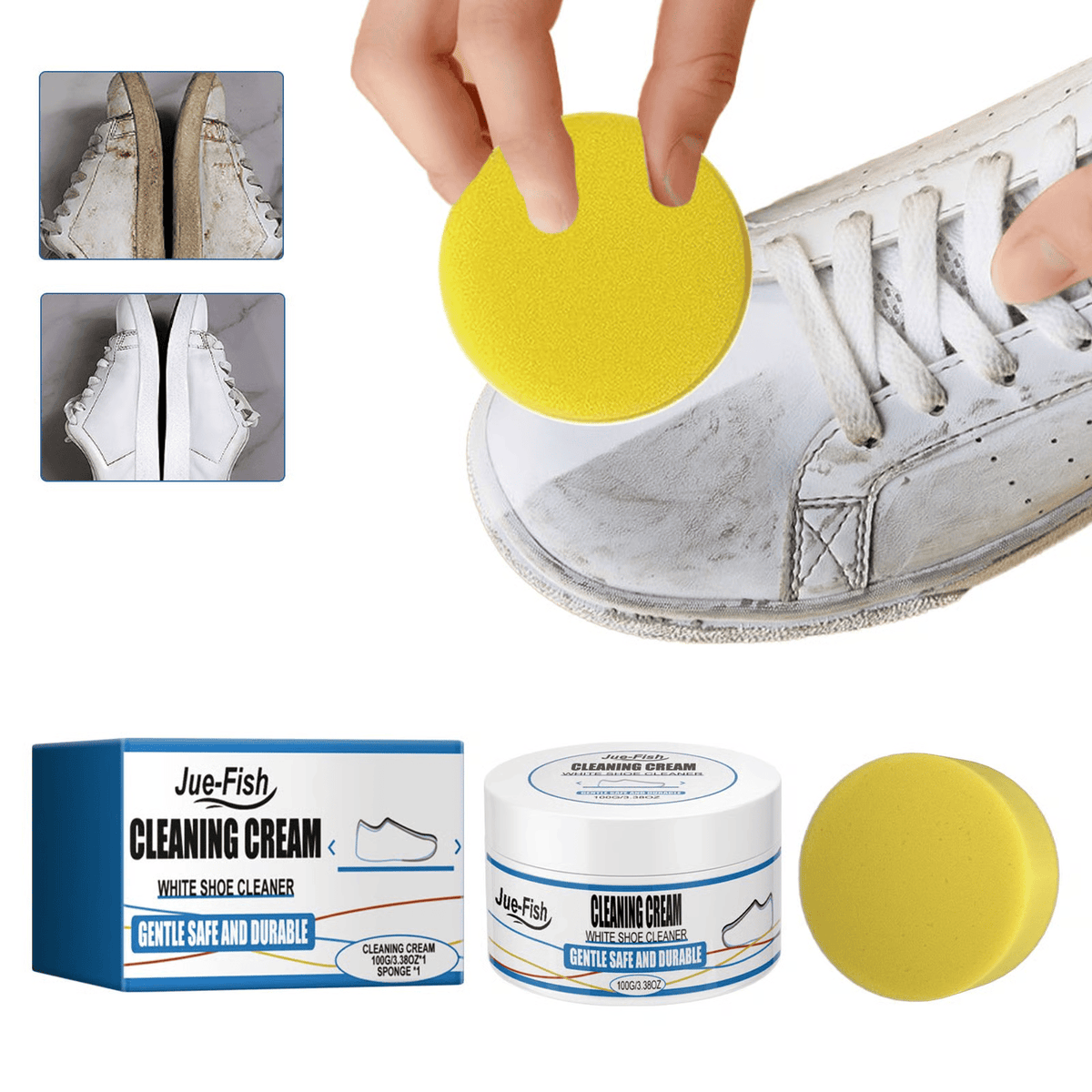 🎉Buy More Save More💥 🎁White Shoe Cleaning Cream