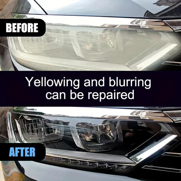 🔥🚘Automotive Headlamp Restoration Fluid Kit