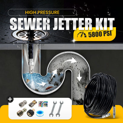 5800PSI Sewer Jetter Kit for Pressure Washer