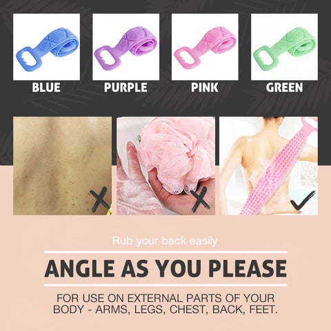 🧼💪 HydratBath Silicone Body Cleansing Brush