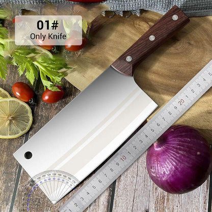 ✨ Forged Carbon Steel Chef's Knife — Sharp, Durable, Rust-Resistant and Versatile for Every Kitchen! ✨